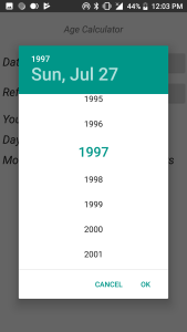 اسکرین شات 2 برنامه Age & Time Calculator