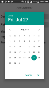اسکرین شات 3 برنامه Age & Time Calculator