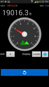اسکرین شات 3 برنامه Altimeter