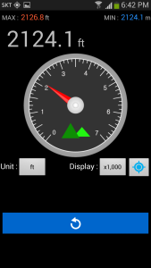 اسکرین شات 6 برنامه Altimeter