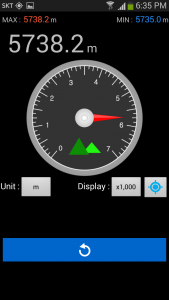 اسکرین شات برنامه Altimeter 2