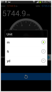 اسکرین شات 1 برنامه Altimeter