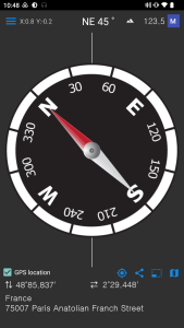 اسکرین شات 1 برنامه Compass & GPS