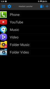 اسکرین شات 1 برنامه Headset (Earphone) Launcher