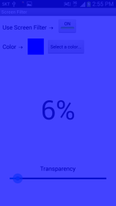اسکرین شات 5 برنامه Screen Filter -Bluelight Block