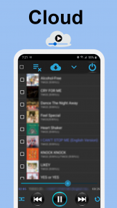 اسکرین شات برنامه Folder Music Player +Cloud 3