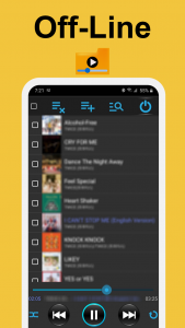 اسکرین شات برنامه Folder Music Player +Cloud 2