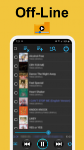 اسکرین شات برنامه Folder Music Player 2