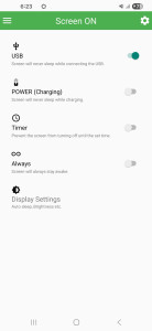 اسکرین شات 1 برنامه Screen ON (Stay awake)