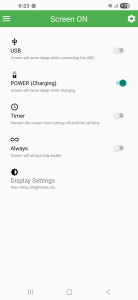 اسکرین شات 2 برنامه Screen ON (Stay awake)