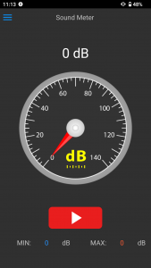 اسکرین شات 1 برنامه Sound Level Meter