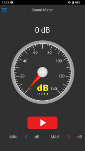 اسکرین شات 1 برنامه Sound Level Meter
