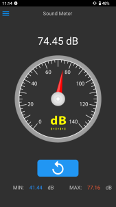 اسکرین شات 2 برنامه Sound Level Meter