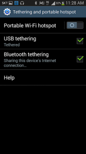 اسکرین شات برنامه Quick USB Tethering Wifi 2