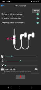 اسکرین شات 3 برنامه Mic Speaker