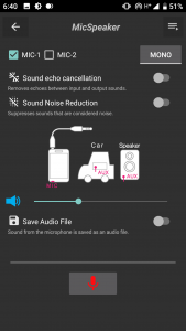 اسکرین شات برنامه Mic Speaker 3