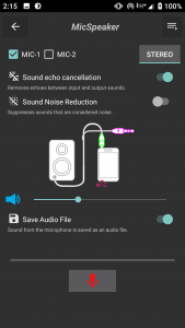 اسکرین شات برنامه Mic Speaker 7