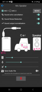 اسکرین شات برنامه Mic Speaker 4