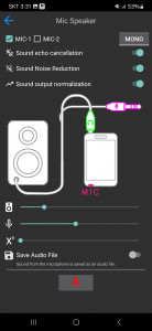 اسکرین شات برنامه Mic Speaker 7