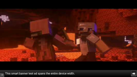 اسکرین شات برنامه Better in the Nether - A Minecraft song parody 1