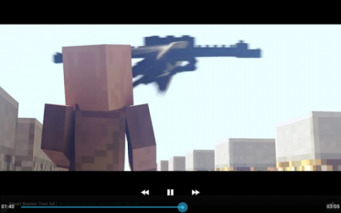 اسکرین شات برنامه Dragons - A Minecraft music video 4