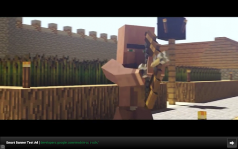 اسکرین شات برنامه Dragons - A Minecraft music video 5