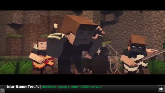اسکرین شات برنامه Mining Ores - A Minecraft music video 2