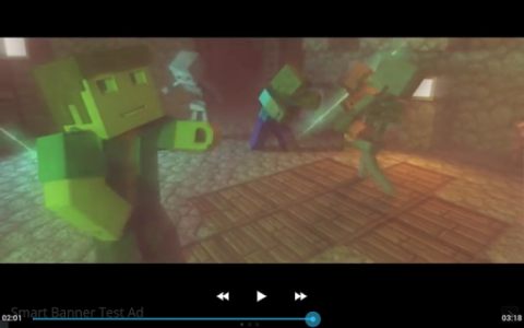 اسکرین شات برنامه Na Na Na - A Minecraft Animation music video 4