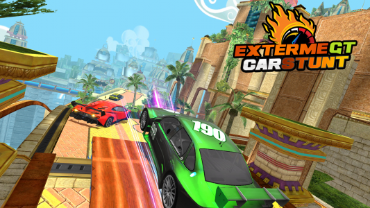 اسکرین شات برنامه Extreme GT Car Stunts Free : R 5