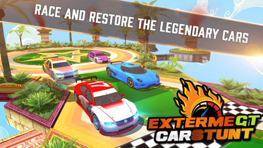 اسکرین شات برنامه Extreme GT Car Stunts Free : R 2