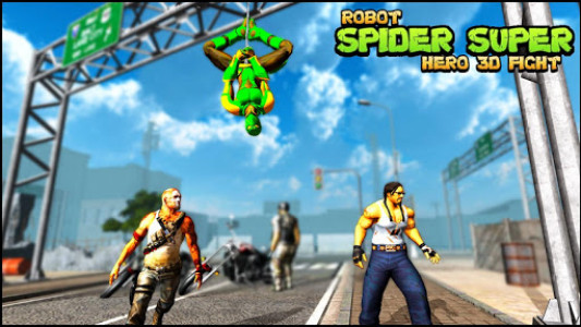 اسکرین شات بازی Robot spider Super Hero Fight- 3D Robot Battle 4
