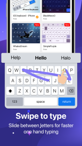 اسکرین شات 4 برنامه Keyboard OS 18 - Emojis