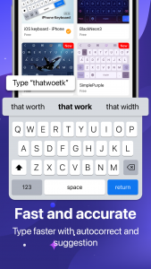 اسکرین شات 3 برنامه Keyboard OS 18 - Emojis
