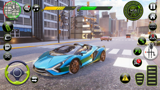 اسکرین شات 2 بازی Car Game Simulator Racing Car