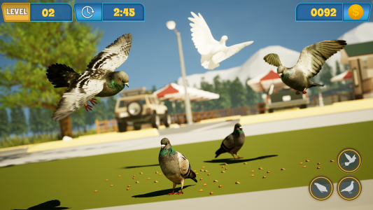 اسکرین شات 4 بازی Flying Pigeon Bird simulator