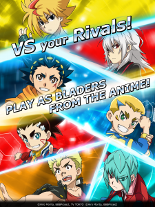 اسکرین شات بازی Beyblade Burst Rivals 3