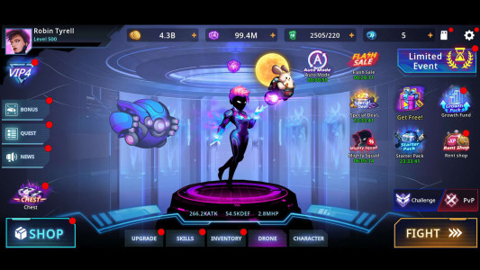اسکرین شات بازی Cyber Fighter: Offline Fantasy 5