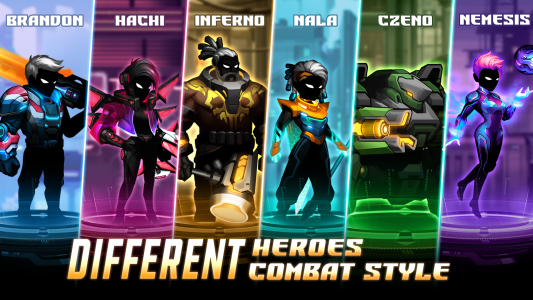 اسکرین شات بازی Cyber Fighter: Offline Fantasy 1