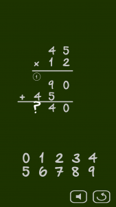 اسکرین شات برنامه Math: Long Multiplication 3