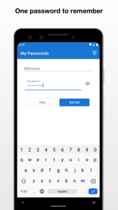 اسکرین شات برنامه My Passwords Manager 1