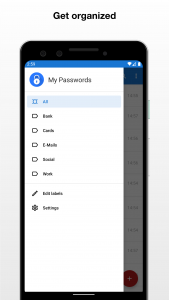 اسکرین شات برنامه My Passwords Manager 3