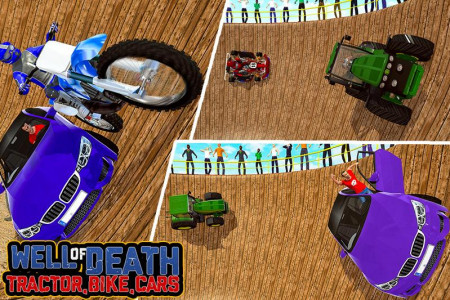 اسکرین شات برنامه Well of Death Stunts: Car Bike 7