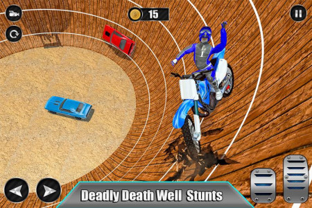 اسکرین شات برنامه Well of Death Stunts: Car Bike 6