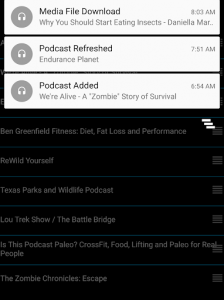 اسکرین شات برنامه Podcast  Player & Audio Book Player 5