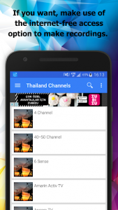 اسکرین شات برنامه TV Thailand Channels Info 2