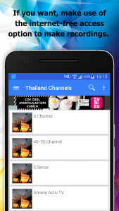 اسکرین شات برنامه TV Thailand Channels Info 4