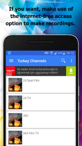 اسکرین شات برنامه TV Turkey Channels Info 4