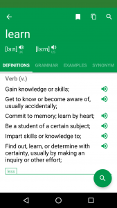 اسکرین شات 3 برنامه Erudite Dictionary Translator