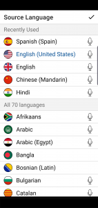 اسکرین شات برنامه Instant Voice Translate 4