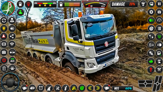 اسکرین شات 2 بازی Offroad Mud Truck Driving Game